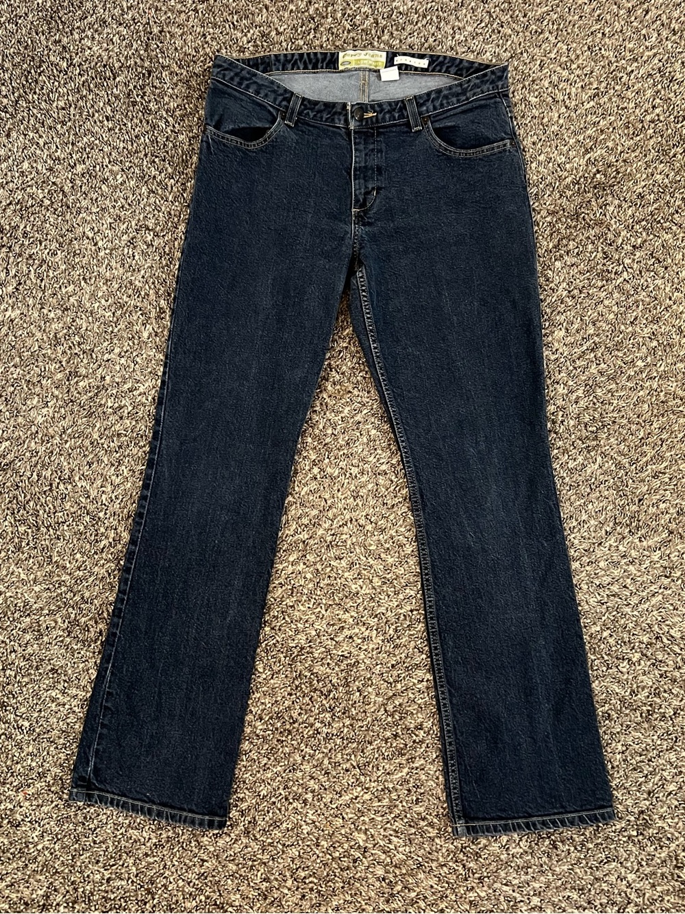 Y2K Old Navy Curvy low rise dark wash bootcut jeans western boho indie